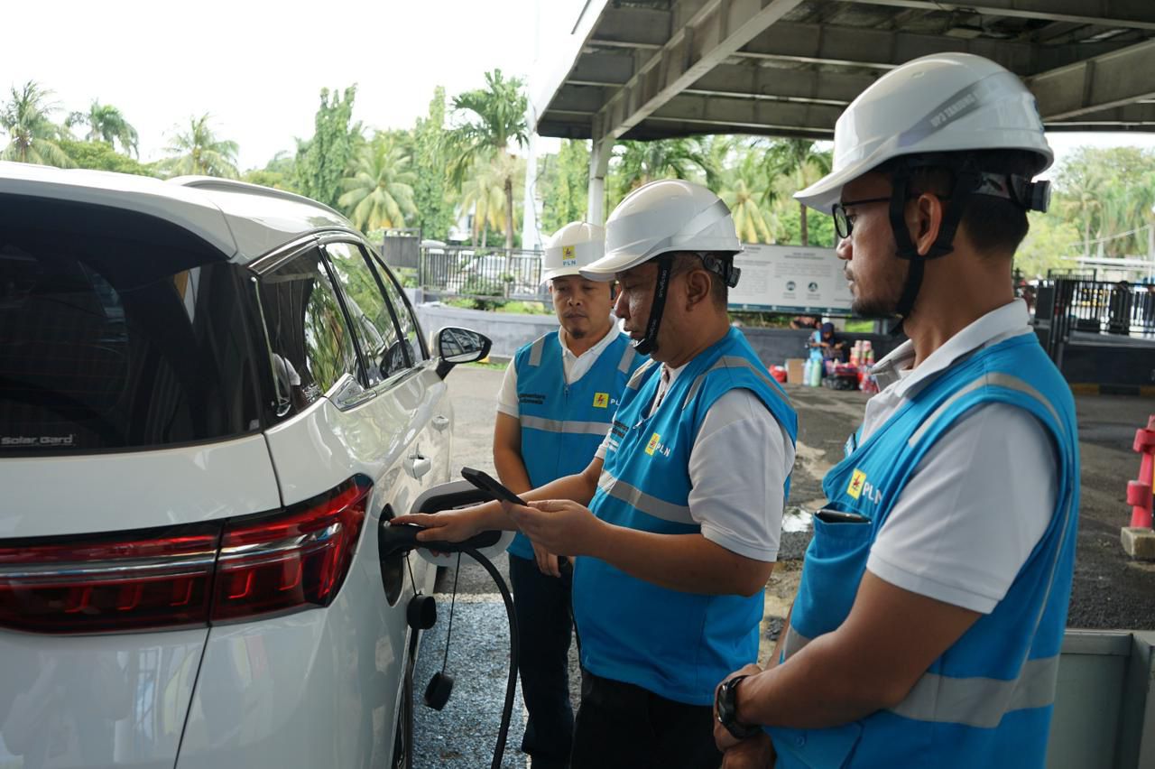 Tembus 3.090 Transaksi, Penggunaan SPKLU Di Lampung Melesat Pada Idul Fitri 2026