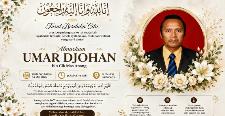 Advokat Senior Lampung Umar Djohan Tutup Usia, Rekan Sejawat Kenang Sosok Pengayom