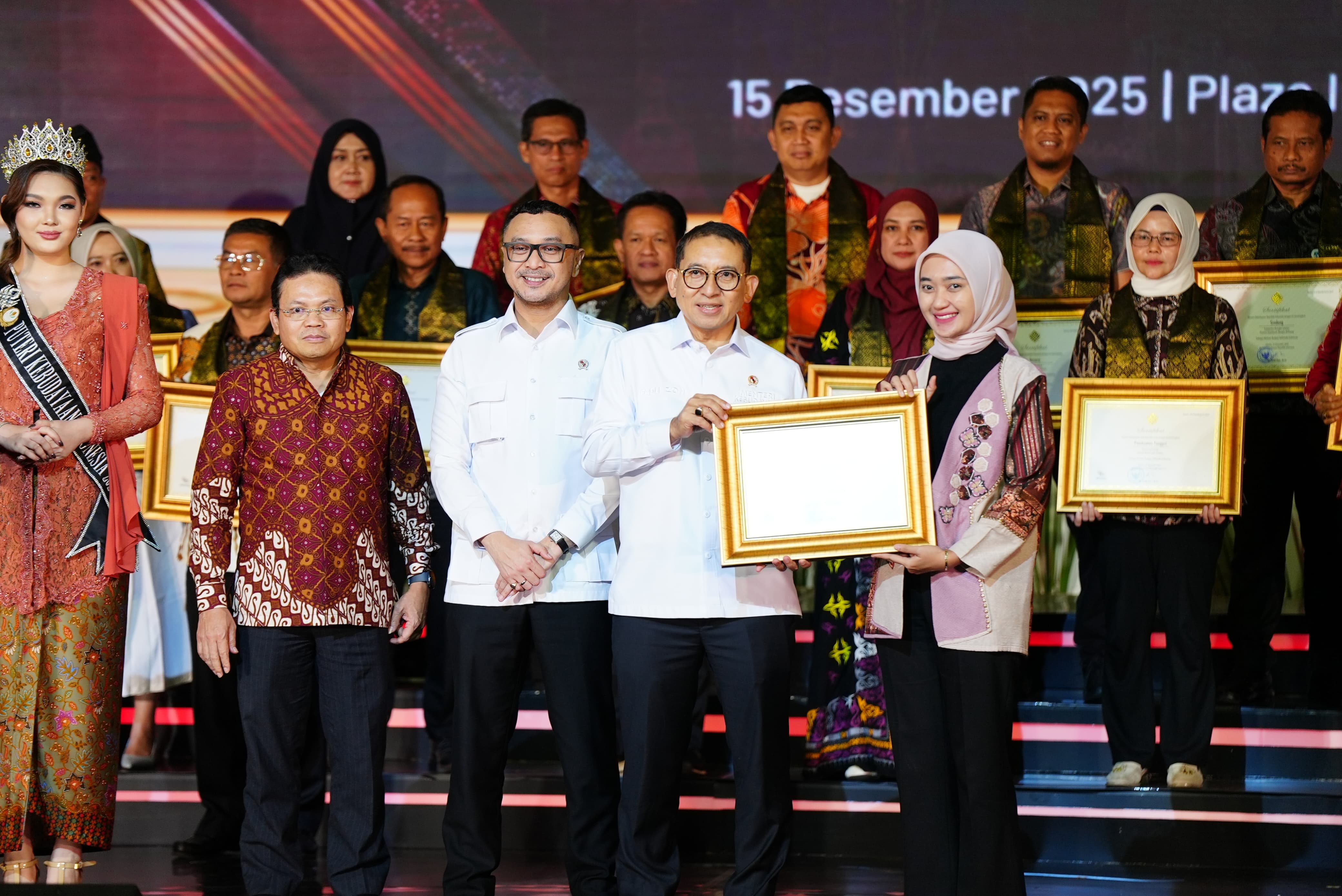 Warisan Budaya Lampung Diakui Nasional, Pemprov Terima Sertifikat WBTbI 2025