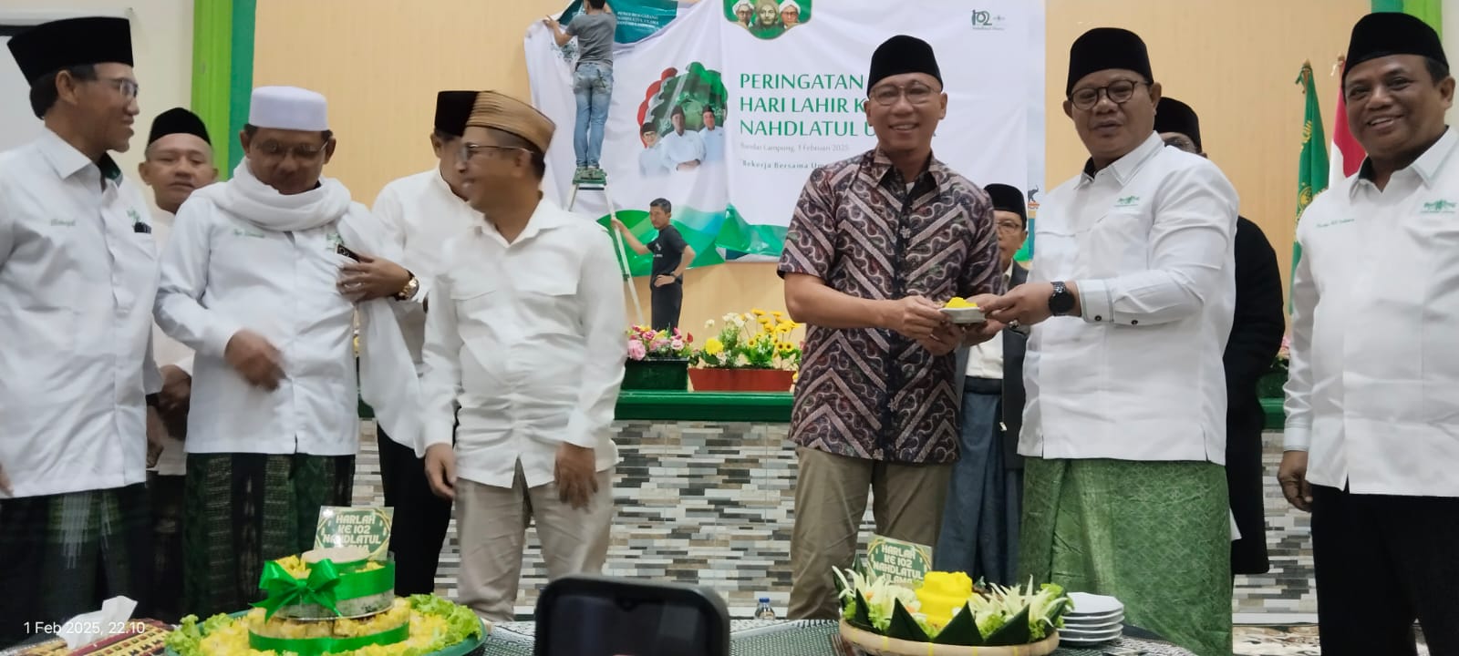 Rahmat Mirzani Hadiri Hari Lahir Nahdlatul Ulama Ke -102 Bersama PCNU Kota Bandar Lampung