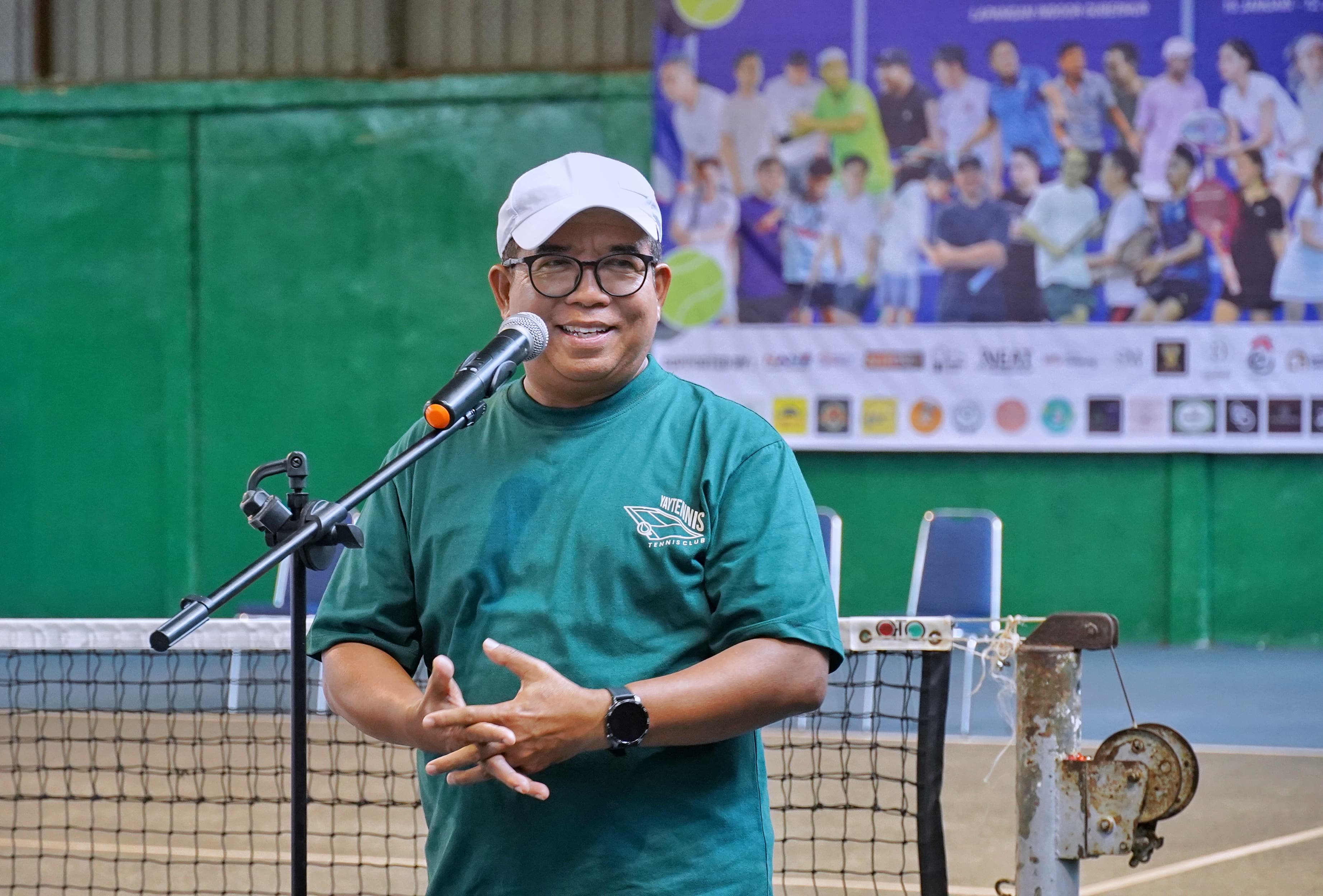 Pj. Gubernur Lampung Buka Turnamen Anniversary Yay Tennis