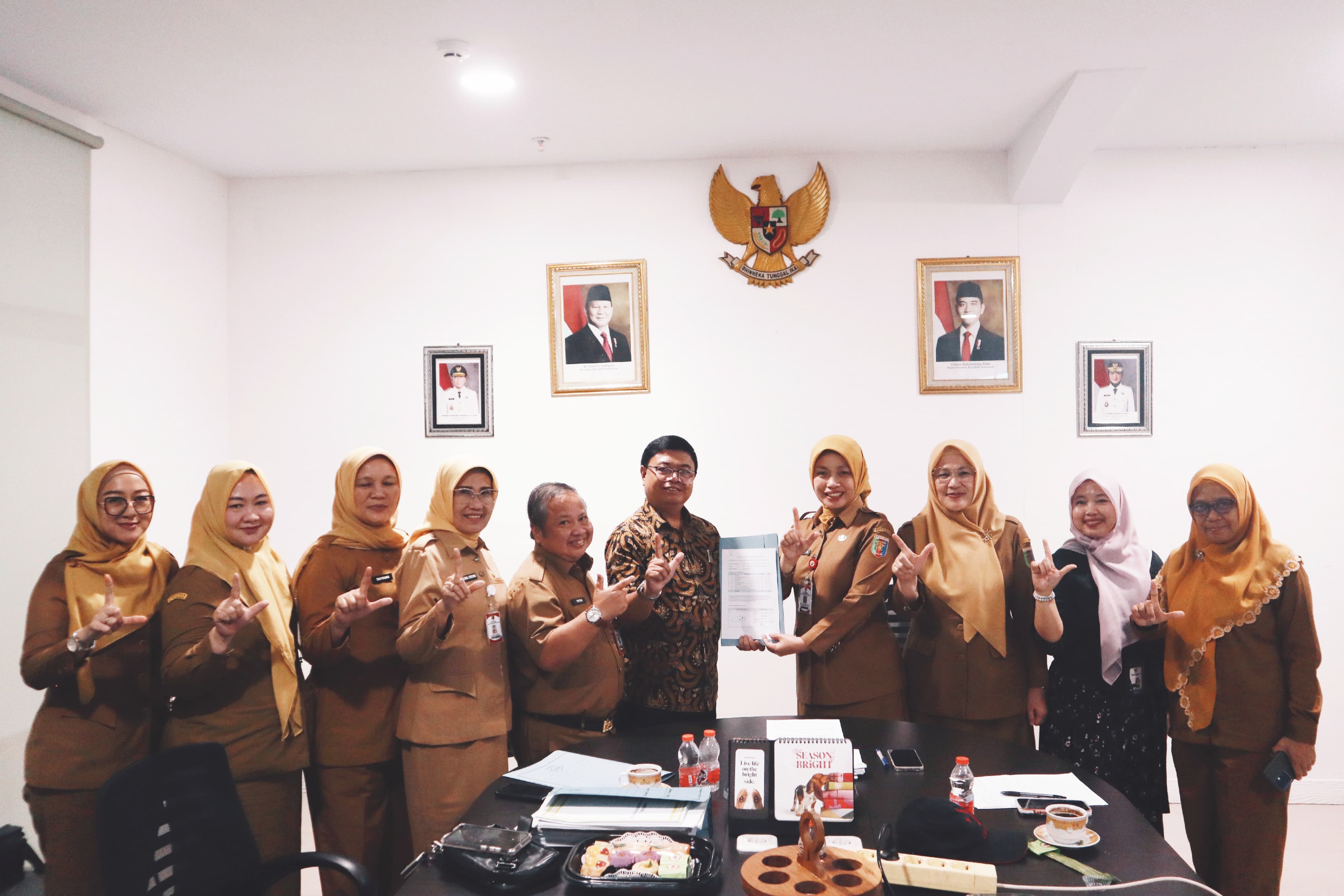 Terus Tingkatkan Layanan, Perpustakaan Daerah Provinsi Lampung Ikuti Akreditasi Perpusnas RI