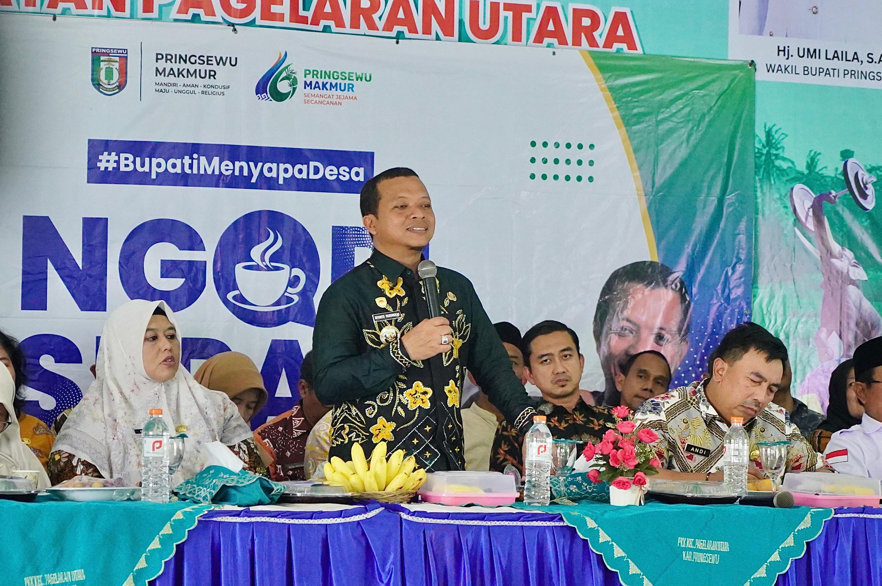 Ngopi Serasi Edisi 15, Bupati Pringsewu Serap Aspirasi Warga Pekon Fajarmulya