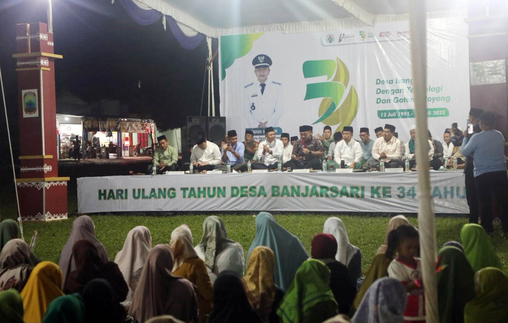 Istigasah HUT Ke-34 Desa Banjarsari, Wabup Syaiful Ajak Warga Perkuat Semangat Spiritual