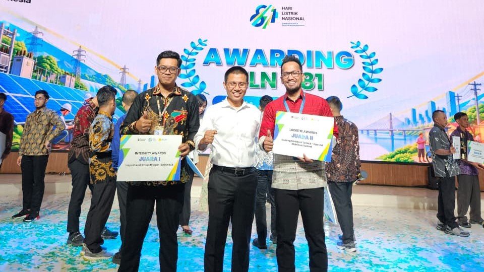 Transformasi Tata Kelola Logistik, PLN UID Lampung Raih Juara II Gudang Distribusi Terbaik