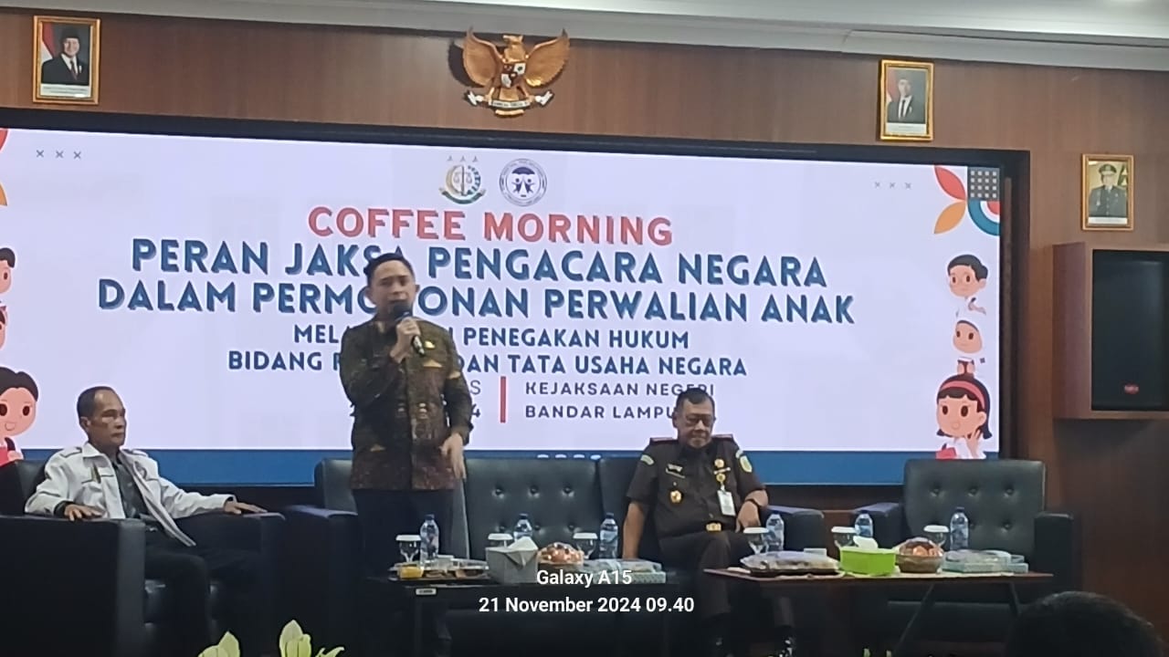 Peringatan Hari Anak, Pj Walikota Bandar Lampung Apresiasi Kegiatan Kejaksaan Negeri