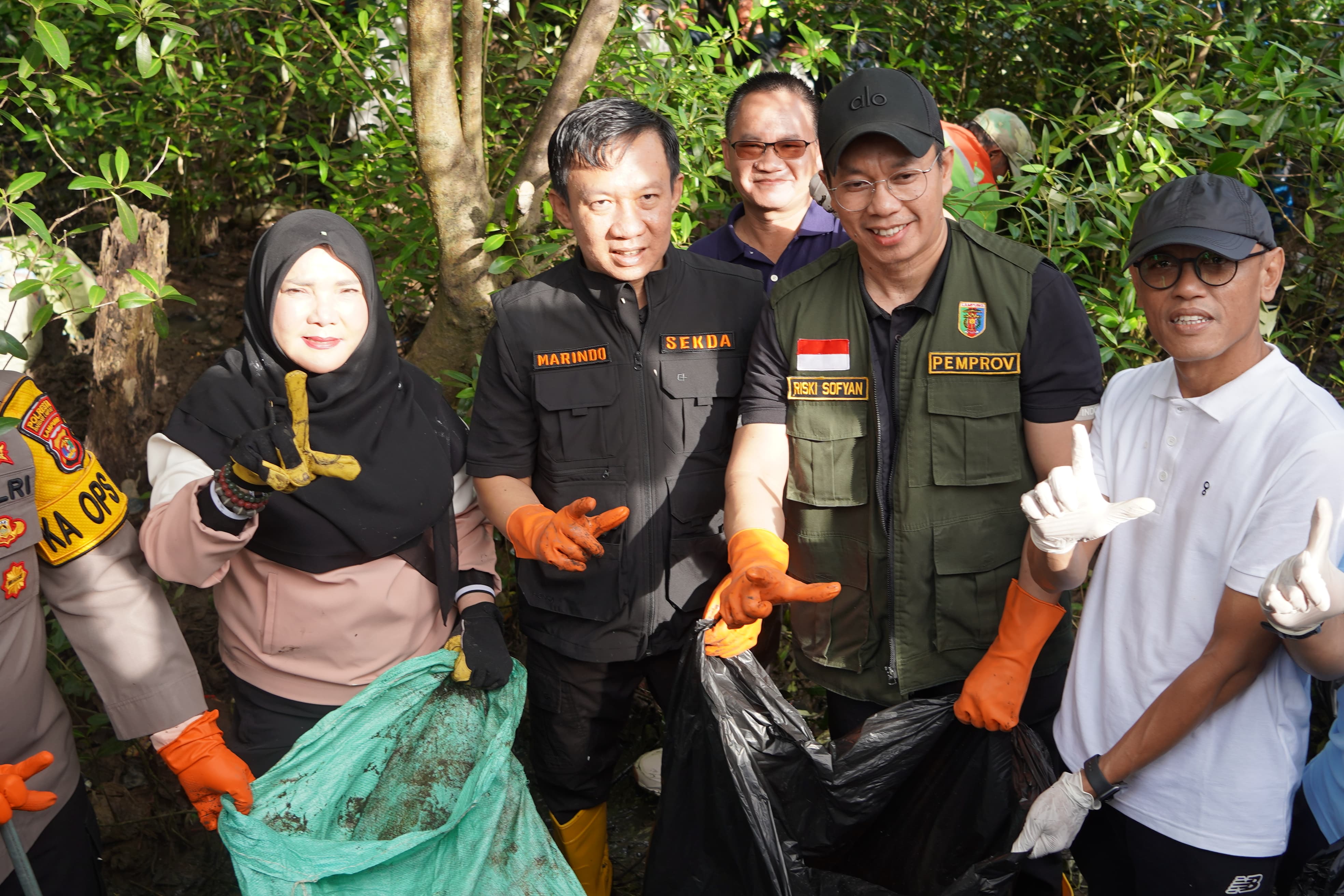 Sinergi Pemprov Dan Pemkot: Sekdaprov Marindo & Wali Kota Eva Dwiana Pimpin KORVE Di Pulau Pasaran