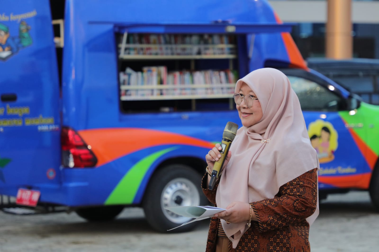 Ibu Maidawati Samsudin Resmikan Festival Kuliner Jelajah Nusantara Di Perpustakaan Daerah Lampung