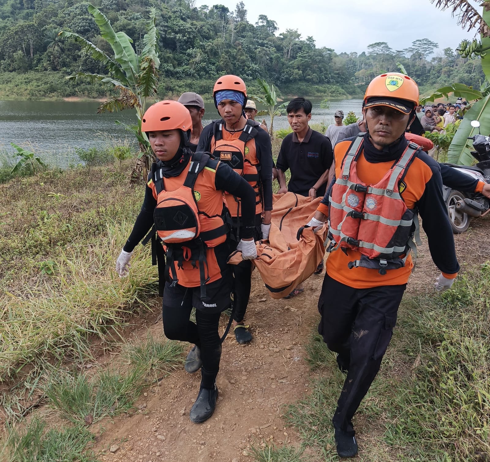 Pemancing Hilang Di Bendungan Batu Tegi Ditemukan Tim SAR Gabungan Meninggal Dunia