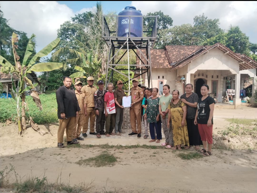 Aspirasi Warga Terwujud - Tiyuh Margo Dadi Bangun Tiga Sumur Bor Untuk Atasi Krisis Air Bersih