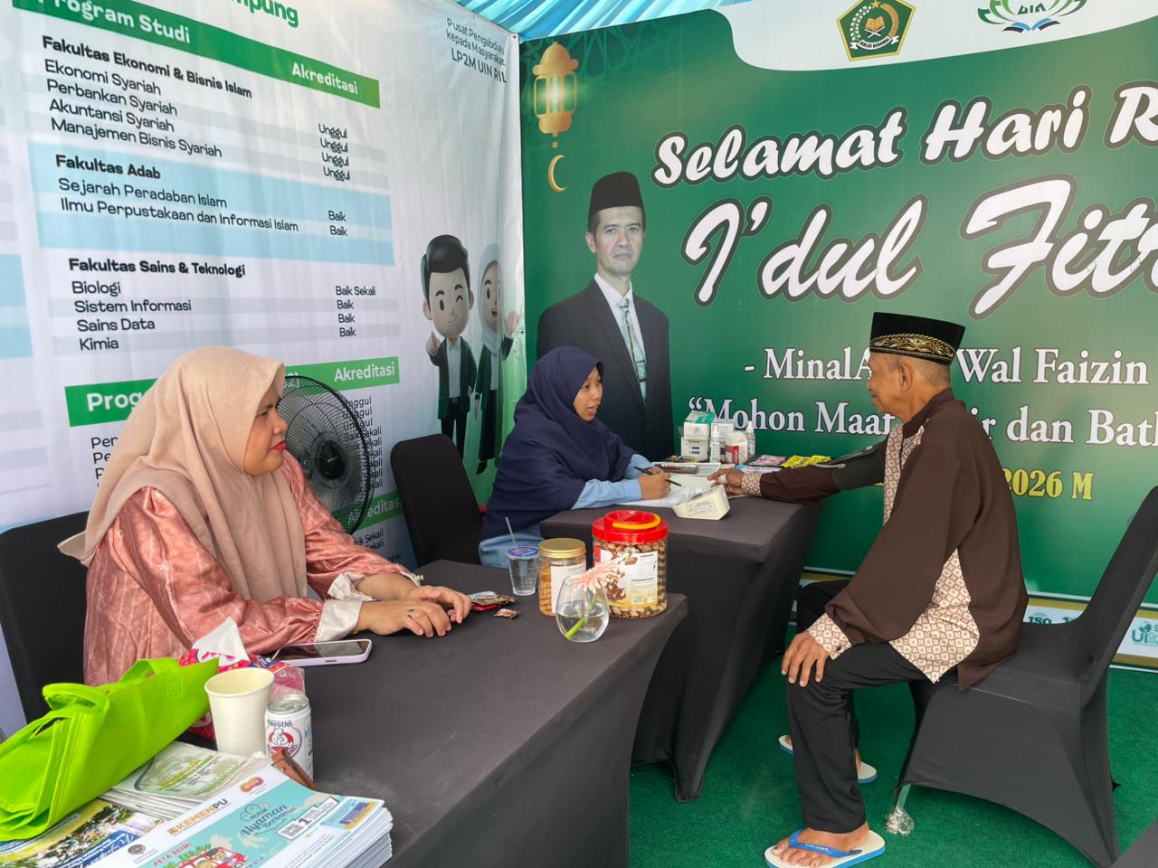 Posko Masjid Ramah Pemudik UIN RIL Berikan Pelayanan Humanis
