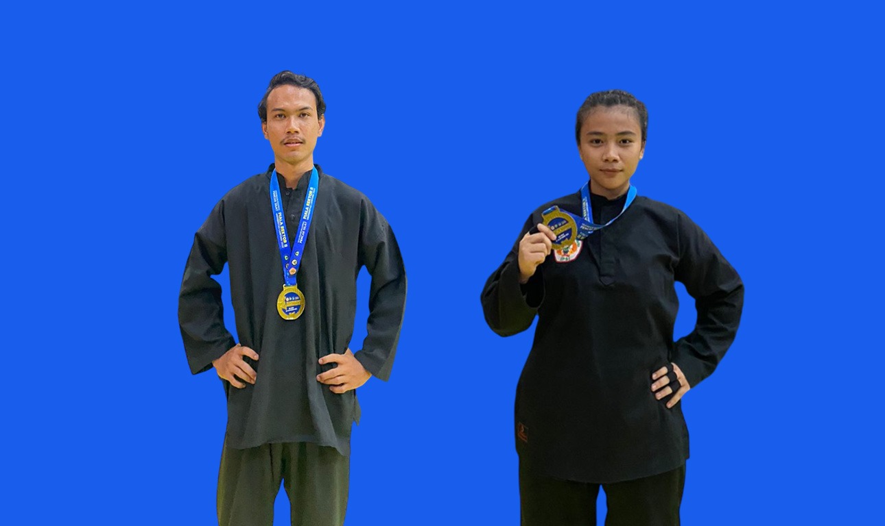 The Best! Dua Mahasiswa IIB Darmajaya Juara Pencak Silat Di Unila 2024