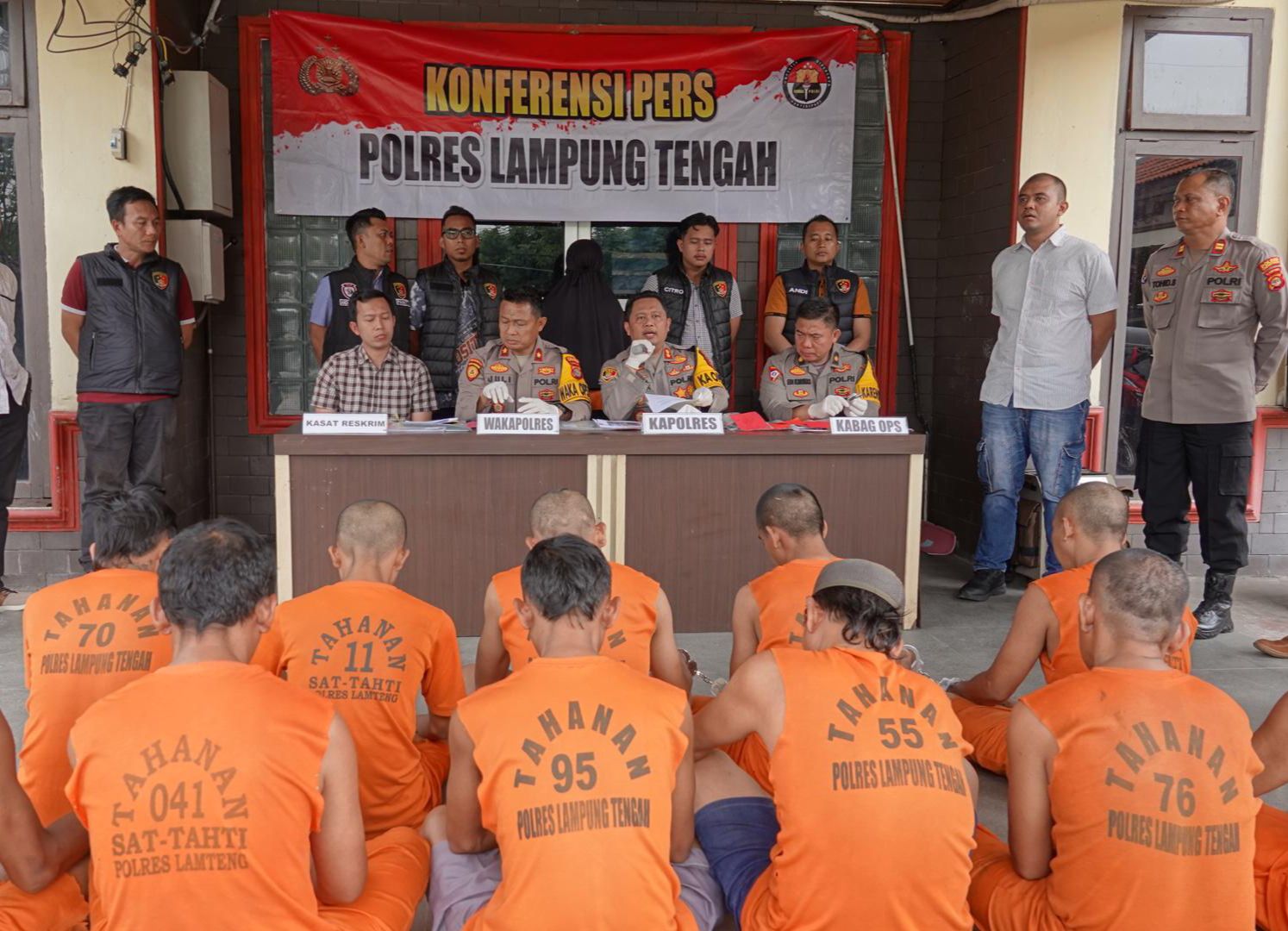 Dukung Asta Cita, Polres Lampung Tengah Berhasil Ungkap Kasus TPPO Dan Judi Online