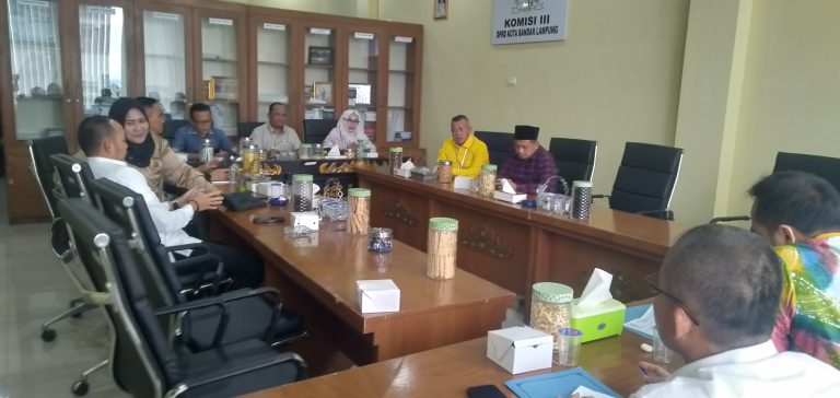 Komisi III DPRD Kota Bandar Lampung Panggil FazNet Dan Dinas Terkait Penataan Kabel FO Yang Semrawut