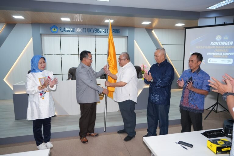 Unila Lepas Kontingen Mahasiswa Menuju Pimnas Ke-39 Tahun 2026