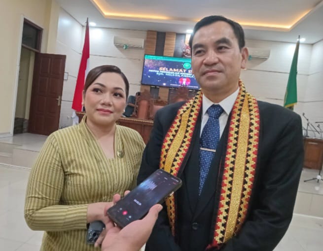 Nelson Angkat SH MH Resmi Jabat Ketua  Pengadilan Negri Kelas  1A Tanjungkarang