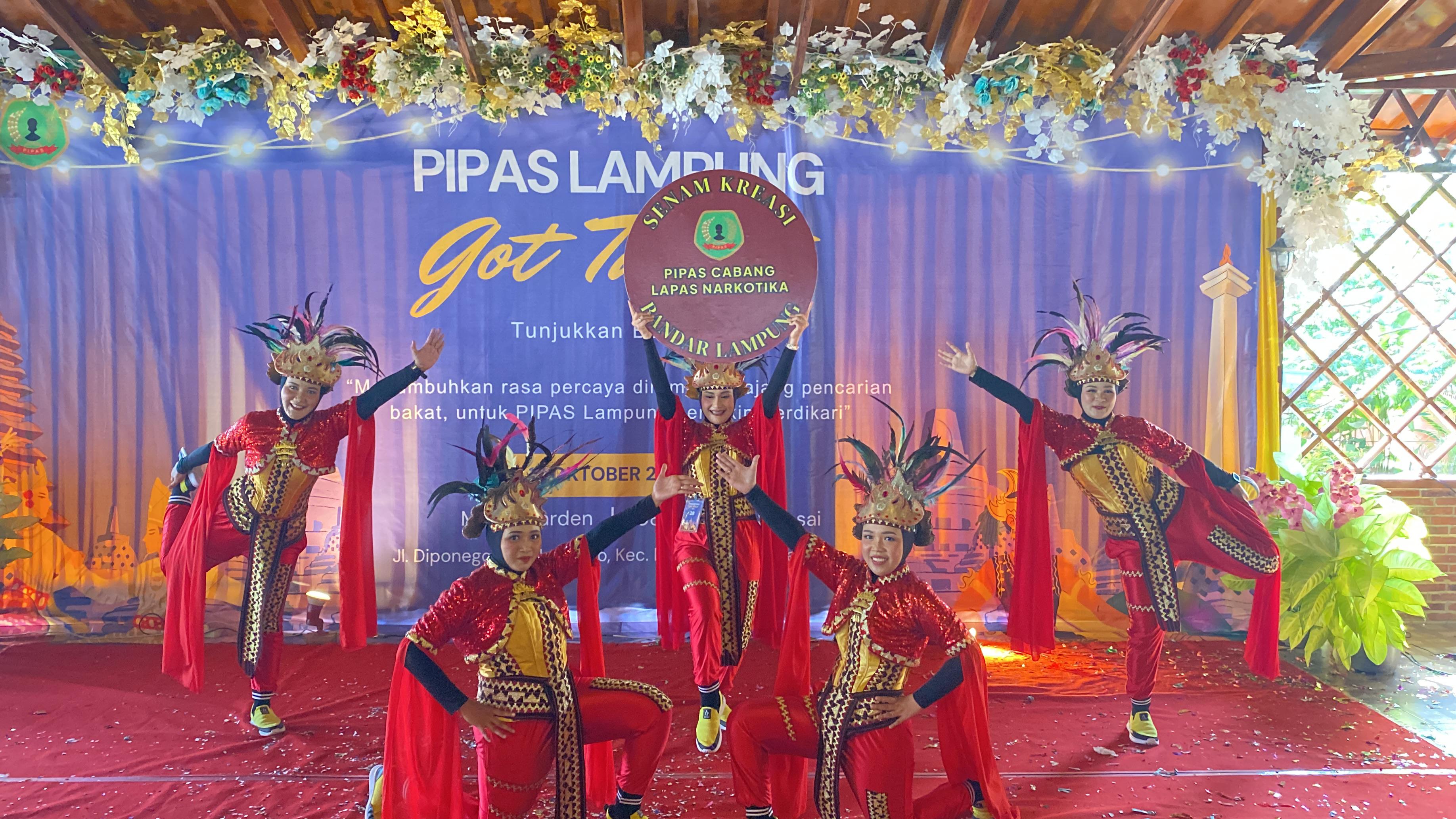 Lapas Narkotika Bandar Lampung Sabet Juara 2 Tari Kreasi Pada Ajang PIPAS Got Talent 2024