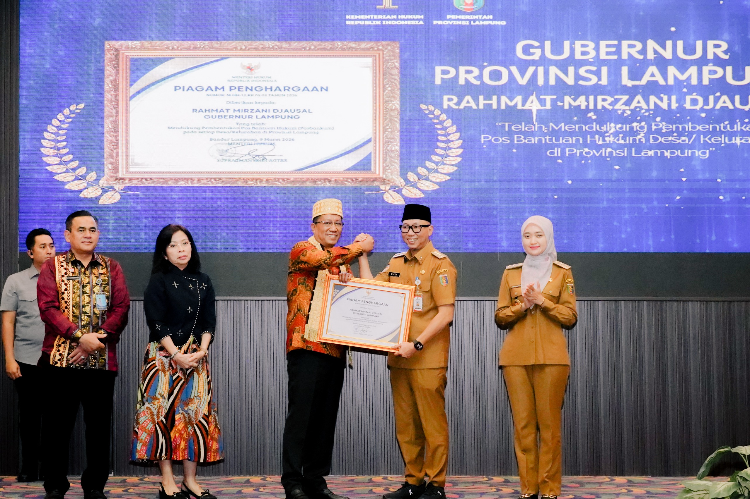 Peresmian Posbankum, Gubernur Tegaskan Pentingnya Menghadirkan Akses Keadilan Hingga Tingkat Desa