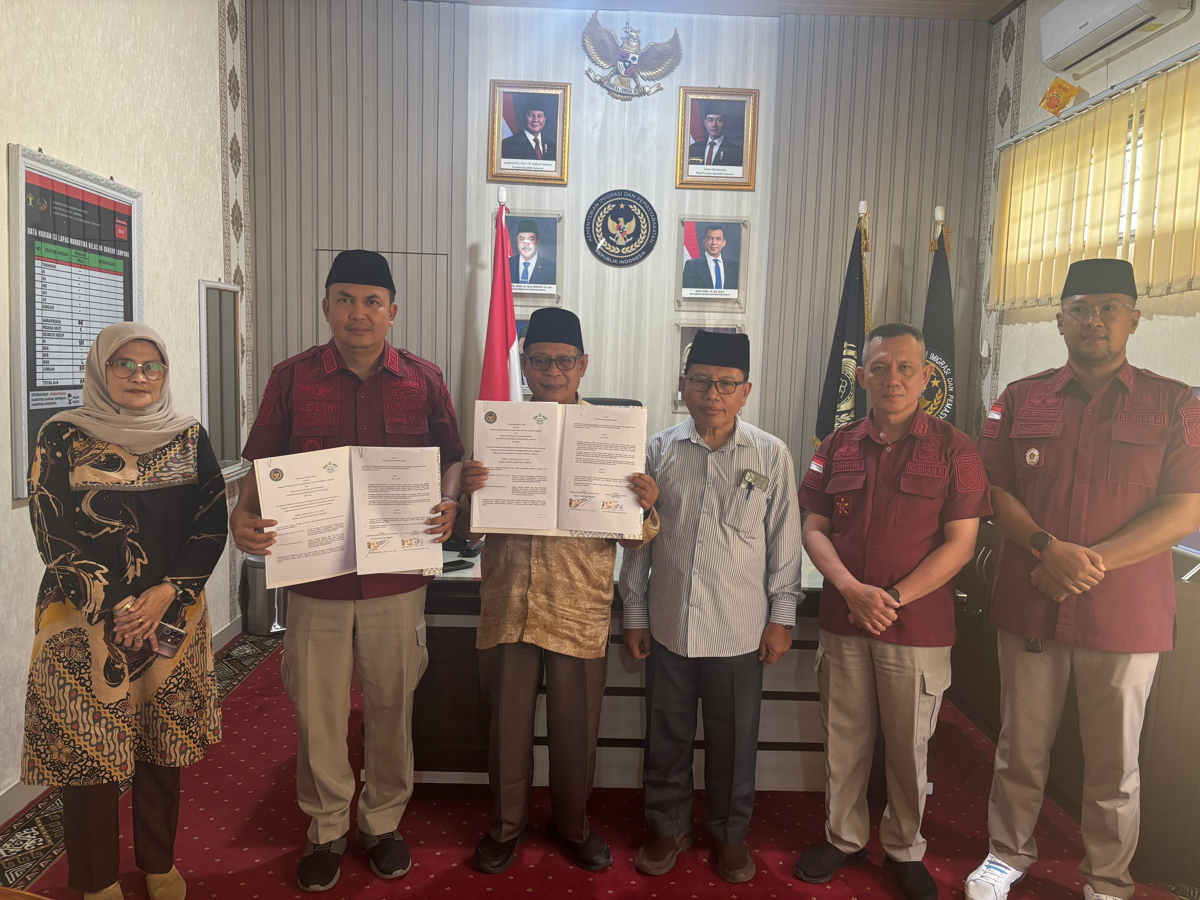 Perkuat Pembinaan WBP, Lapas Narkotika Dan FDIK UIN RIL Resmi Perpanjang MoU Strategis