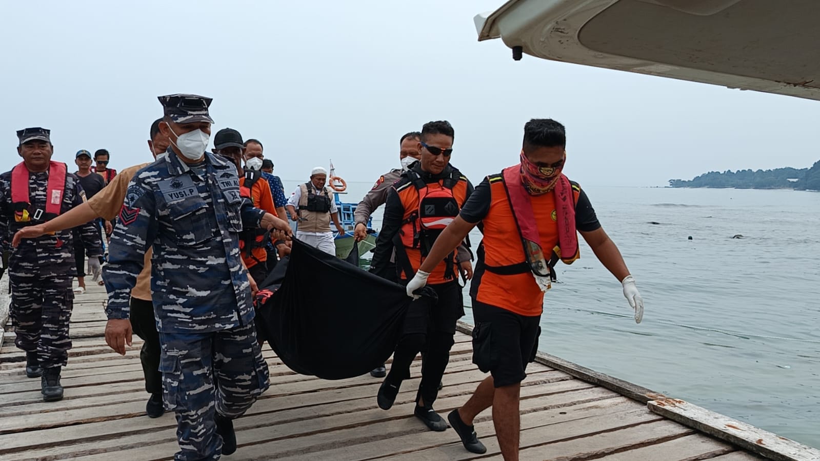 3 Hari Pencarian Tim SAR Gabungan Temukan Korban Tenggelam Di Sekitar Perairan Pulau Rimau Lunik Bakauheni