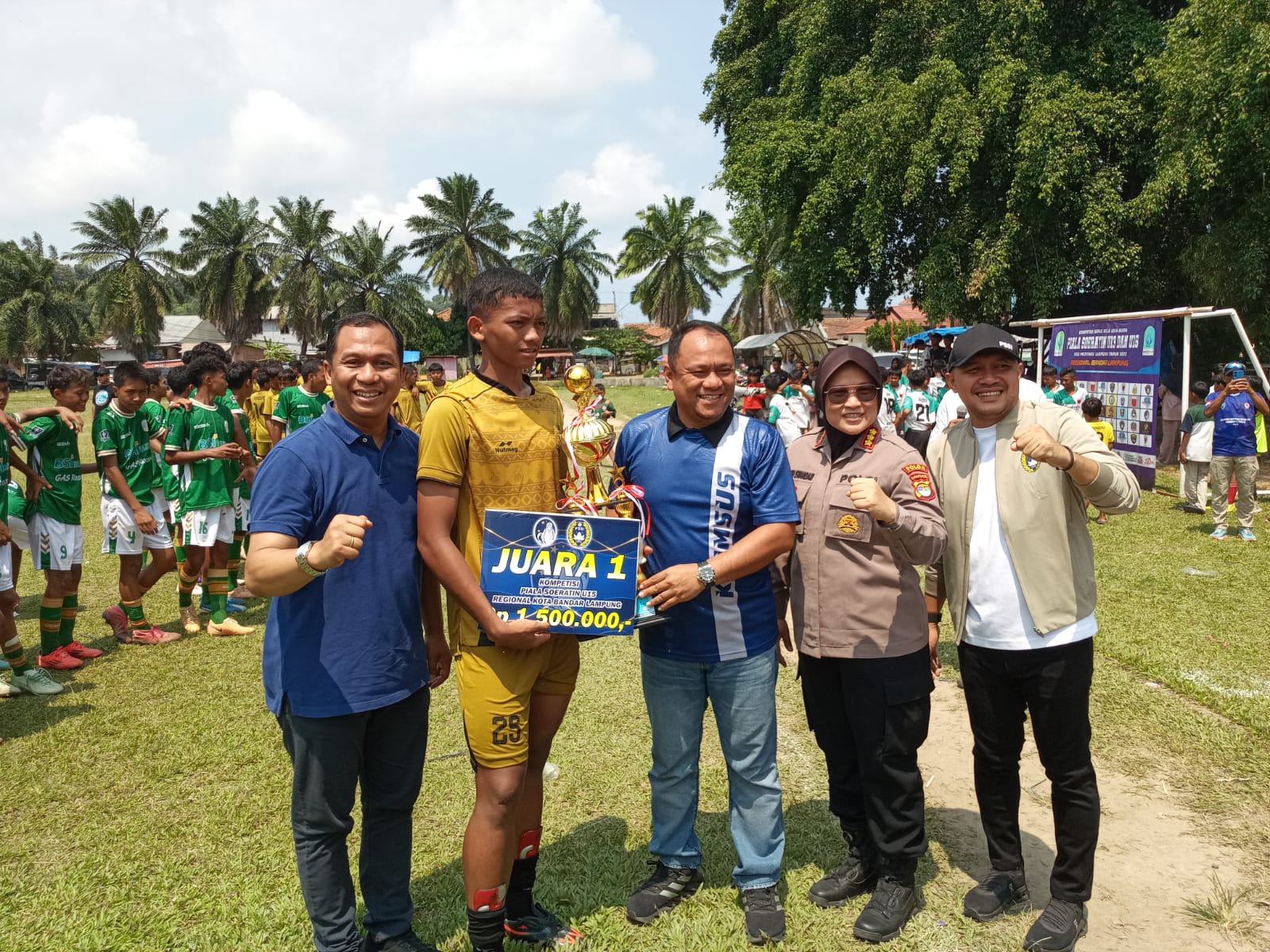 Bhayangkara Presisi Lampung FC U-13 Dan U-15 Juarai Piala Suratin Cup 2025 Bandar Lampung