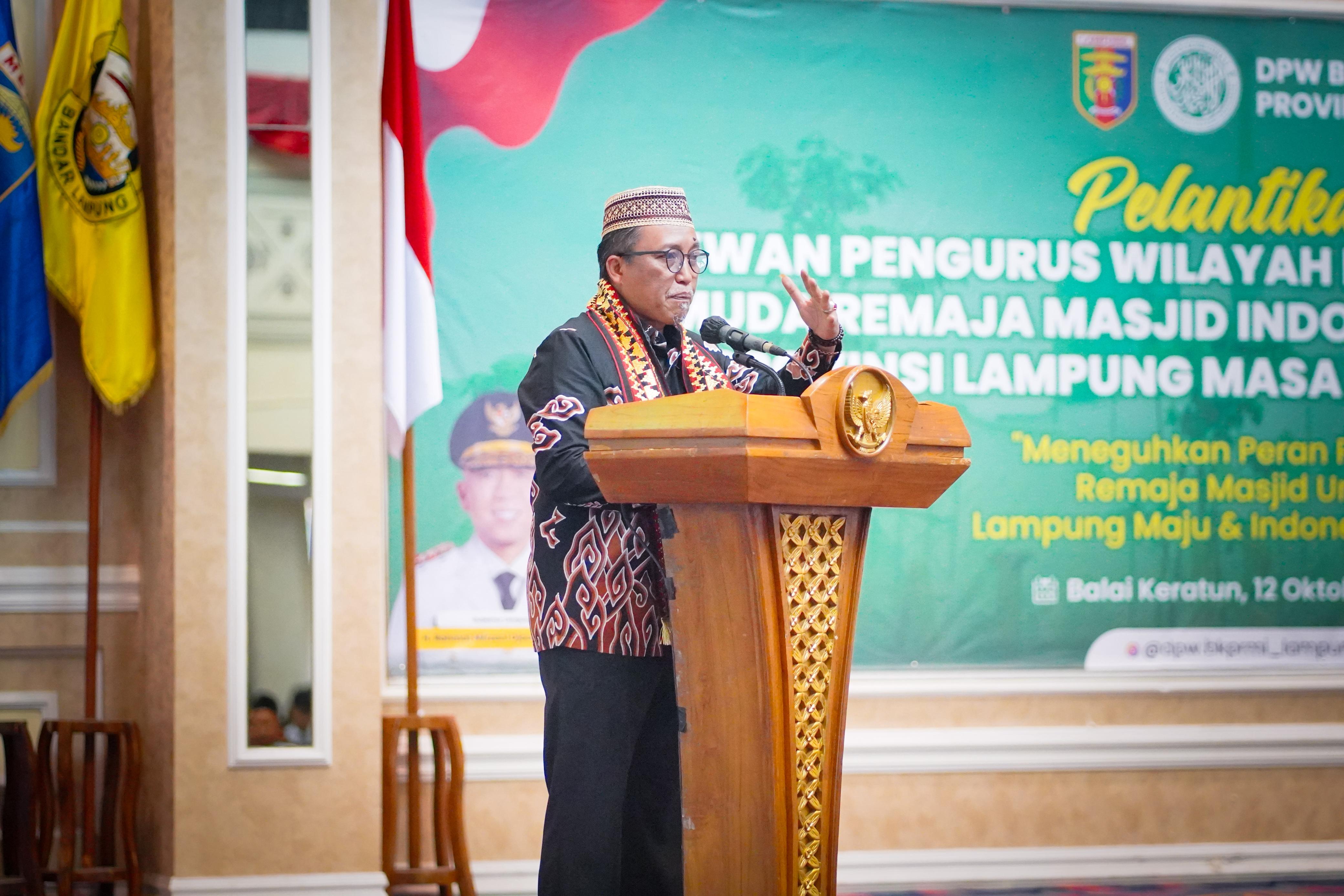Pemprov Lampung Dukung BKPRMI Perkuat Peran Pemuda Masjid Dalam Pembangunan Daerah