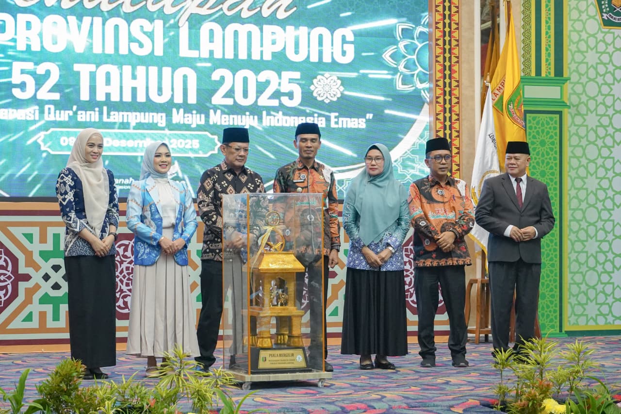 MTQ Ke-52 Tingkat Provinsi Lampung Resmi Ditutup, Kabupaten Tanggamus Raih Juara Umum