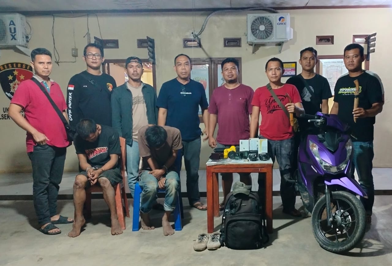 Polsek Banjar Agung Tangkap Dua Pelaku Spesialis Curat Rumah
