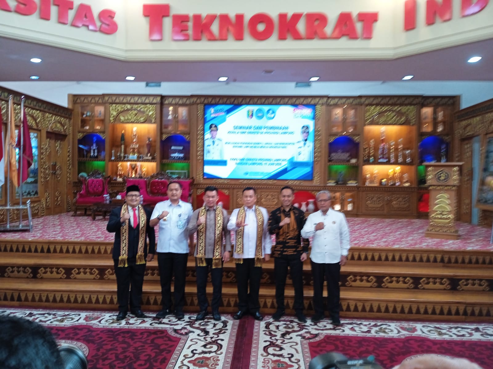 Ratusan Kepala SMK Swasta Se-Lampung Ikuti Seminar Dan Pembinaan Pendidikan Di Kampus Teknokrat