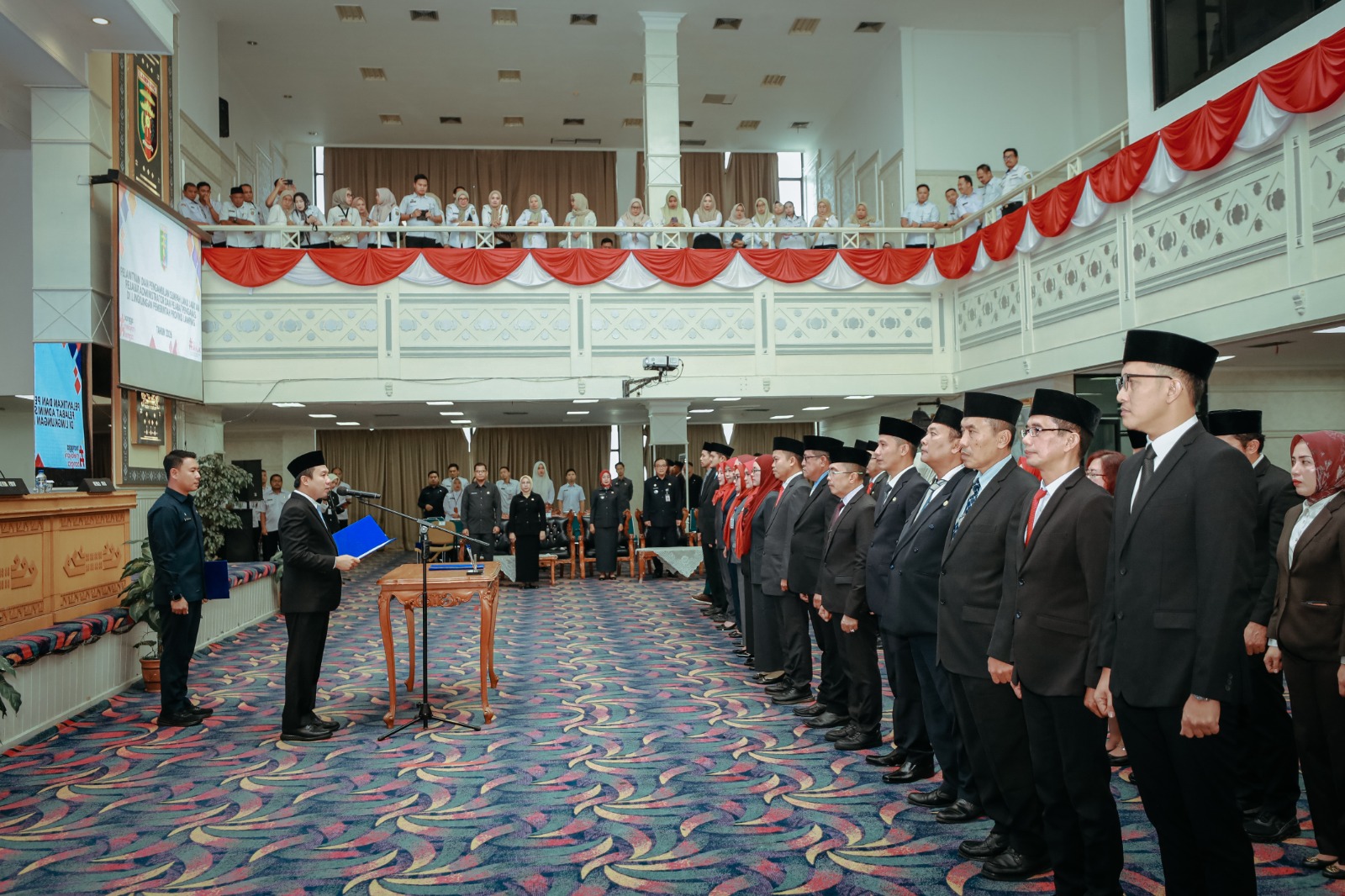 Perkuat Birokrasi Lampung, Sekdaprov Marindo Kurniawan Lantik 31 Pejabat: Tegaskan Integritas Dan Inovasi
