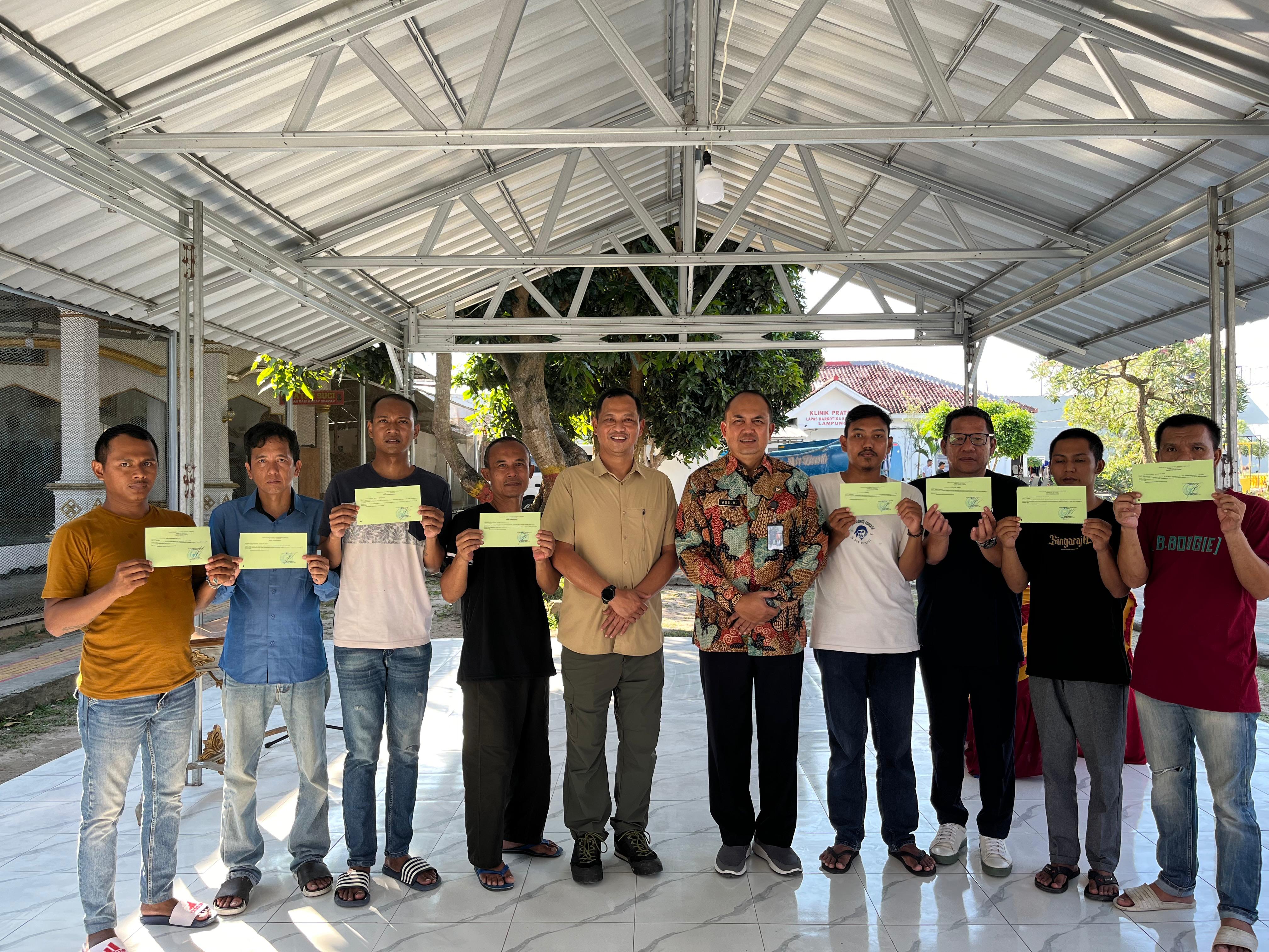 Pemberian Amnesti Kepada 13 WBP Lapas Narkotika Bandar Lampung Oleh Presiden RI