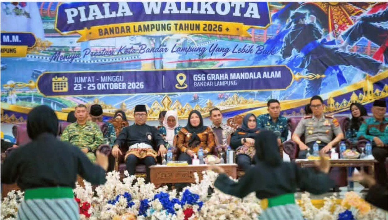 Eva Dwiana Buka Kejuaraan Pencak Silat Piala Wali Kota Bandar Lampung 2026 Di Graha Mandala Alam