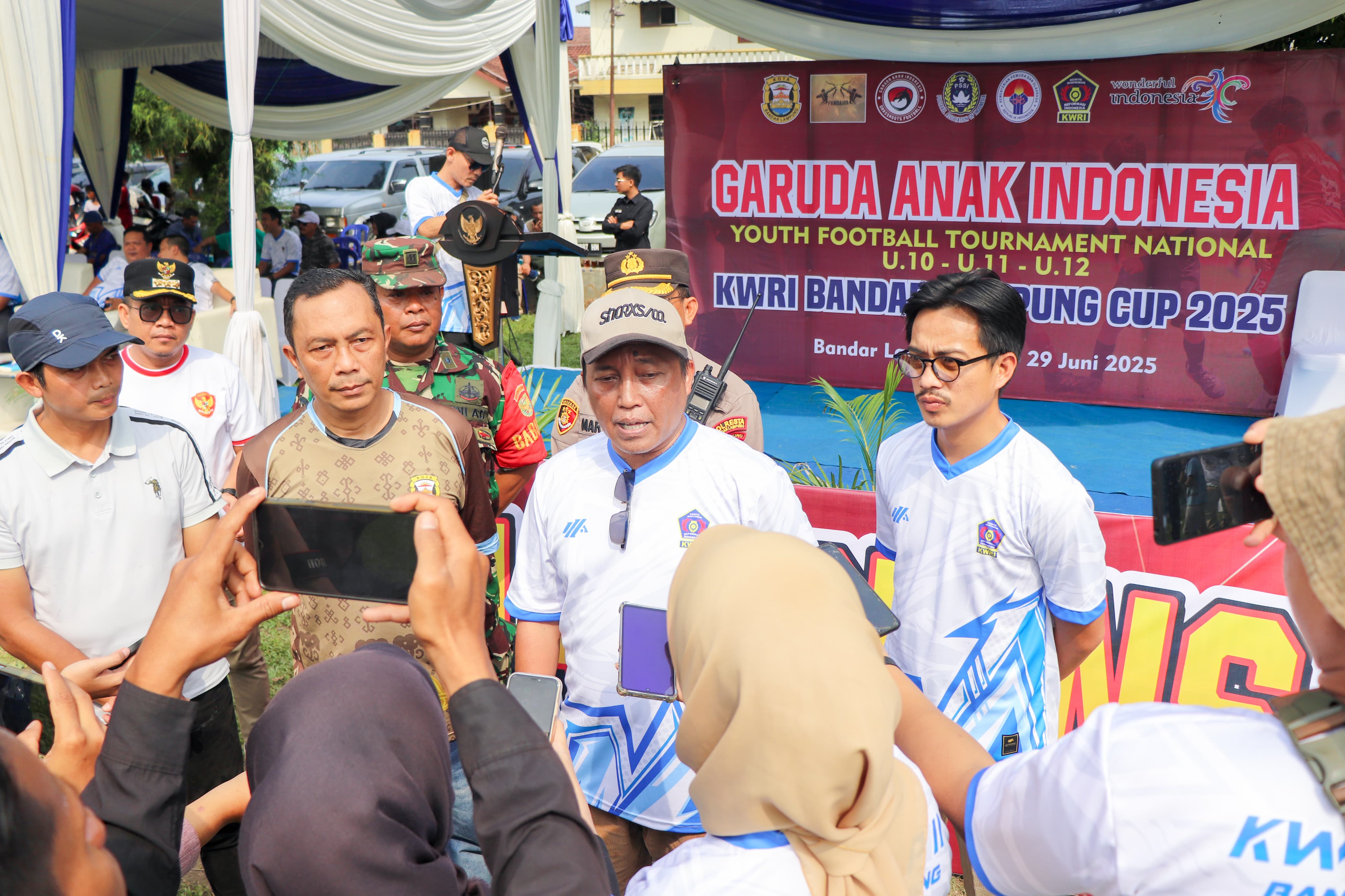 Kejurnas KWRI Cup II, Pemprov Lampung Dorong Ekosistem Sepak Bola Sejak Dini