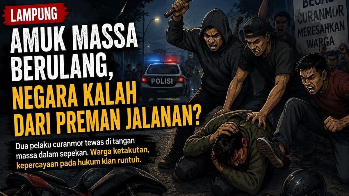 Amuk Massa Berulang Di Lampung, Pengamat: Warga Sudah Di Titik Jenuh