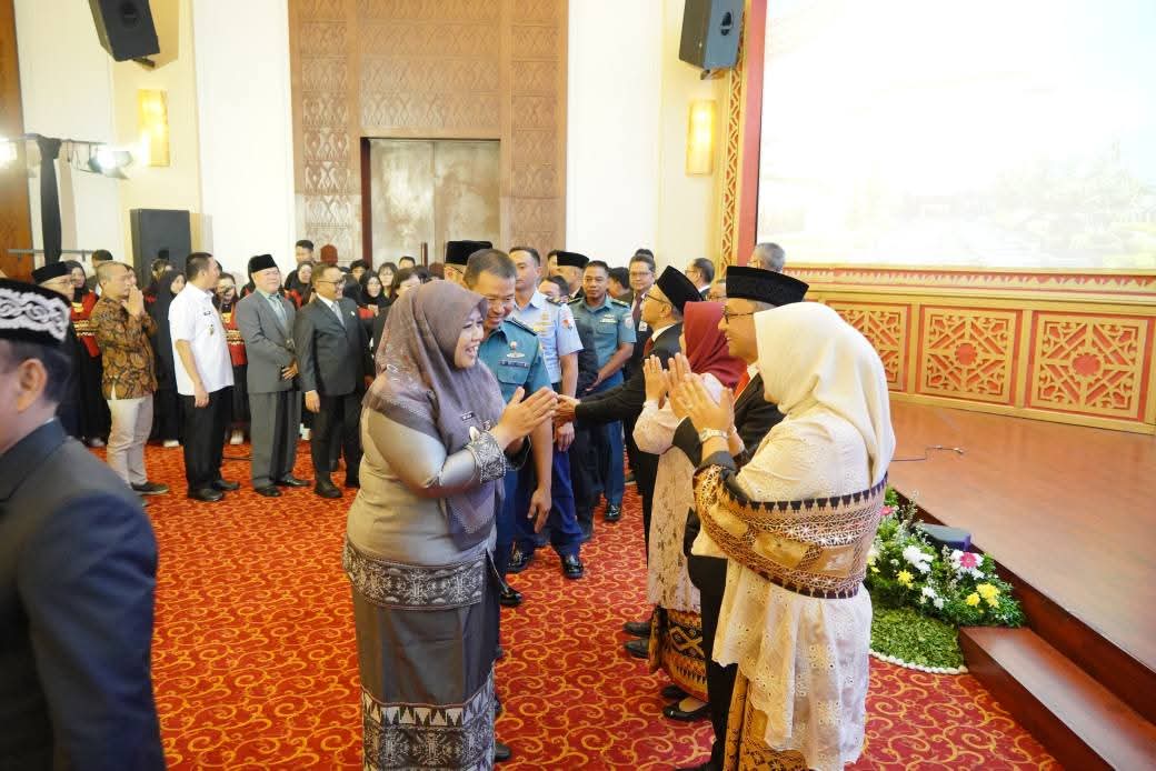 Wakil Bupati Pringsewu Hadiri Pengukuhan Kepala BI Lampung