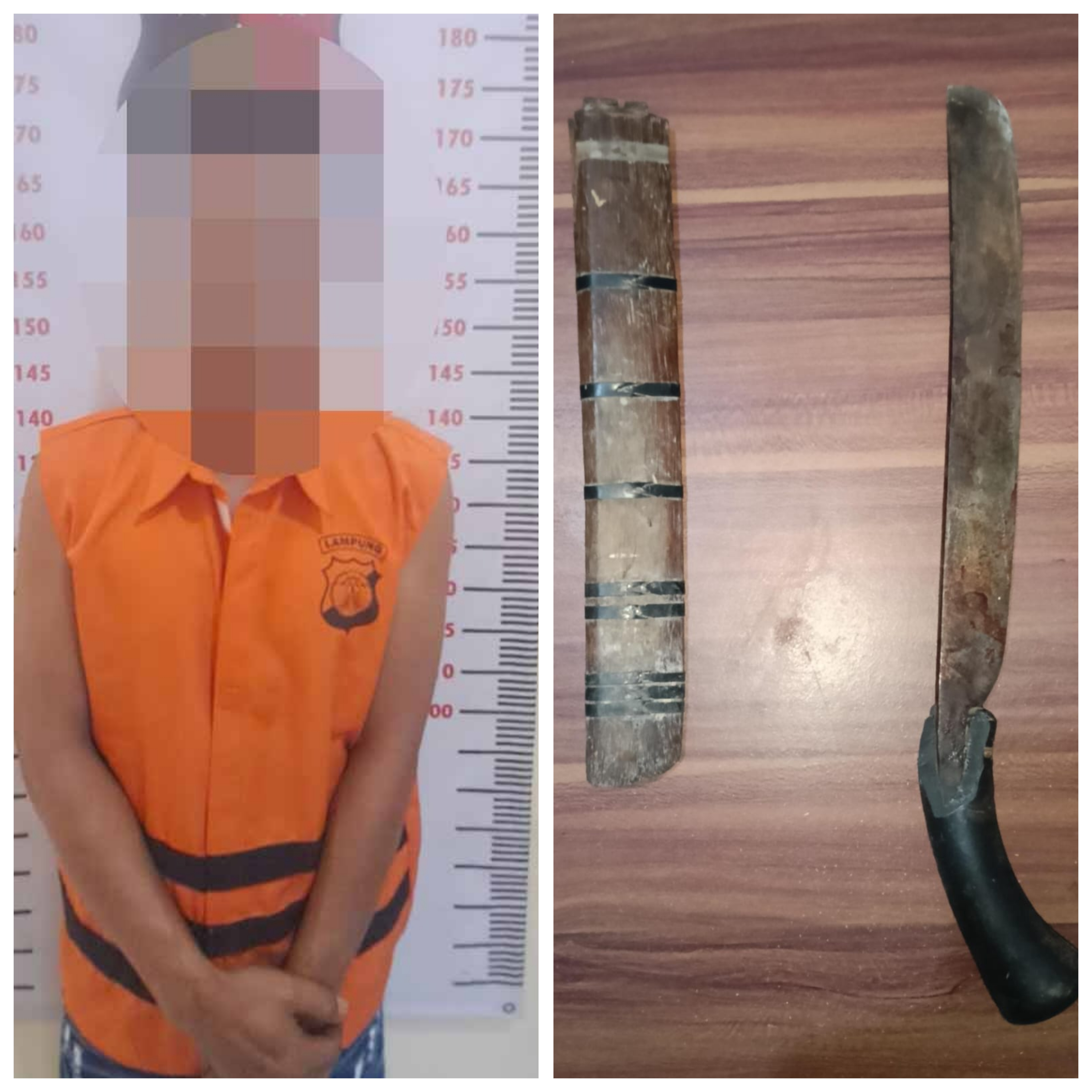 Diduga Mabuk Miras, Bawa Golok Dan Mengamuk Di Candipuro, Seorang Pria Diamankan Polisi