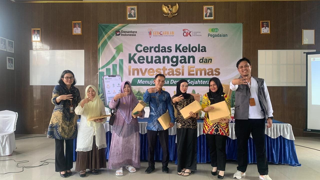 Pegadaian Kanwil III Sumbagsel Bersama OJK Dan Pemkab Way Kanan Gencarkan Literasi Keuangan