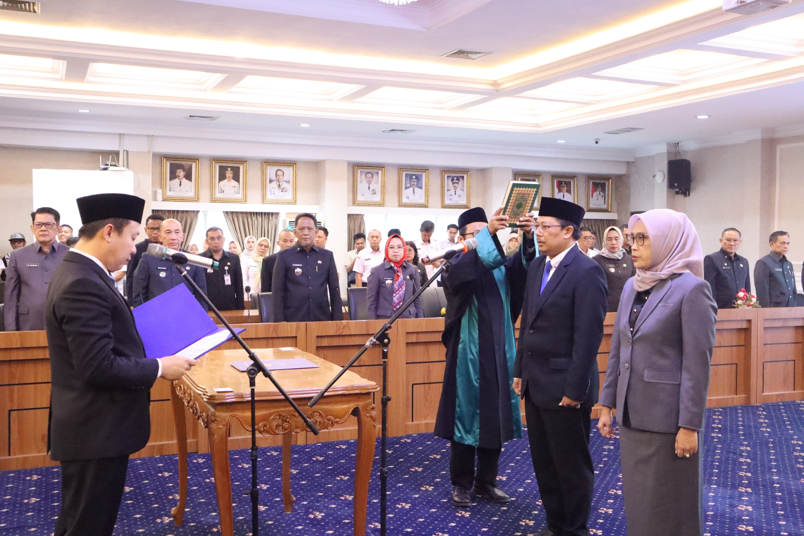 Gubernur Lantik Dua Pejabat Pimpinan Tinggi Pratama Dilingkungan Pemprov Lampung