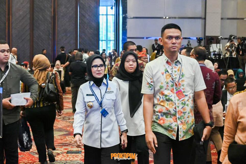Bupati Pesawaran Nanda Indira Hadiri Event Nasional Apkasi Otonomi Expo 2025