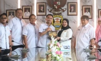 Ketua HIPMI Kenalkan Pengurus Di Hadapan Wali Kota Bandar Lampung