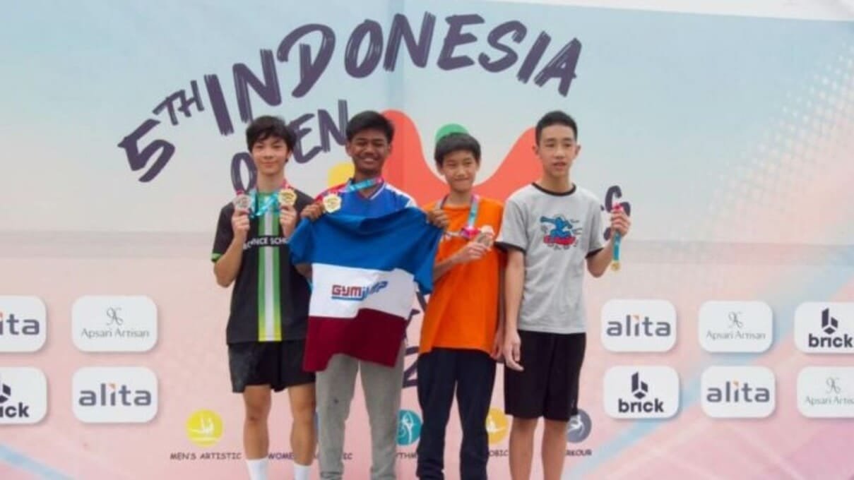 Pelajar SMPN 3 Metro Raih Emas Indonesia Open Parkour 2026