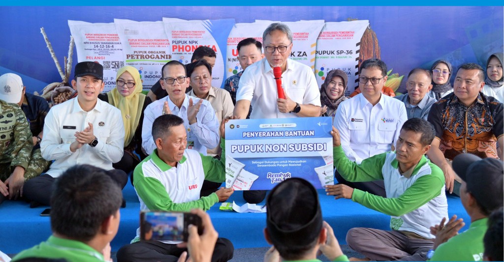 Petani Lampung Selatan Kini Lebih Tenang, Zulkifli Hasan Jamin Pupuk Lancar Dan Harga Gabah Aman