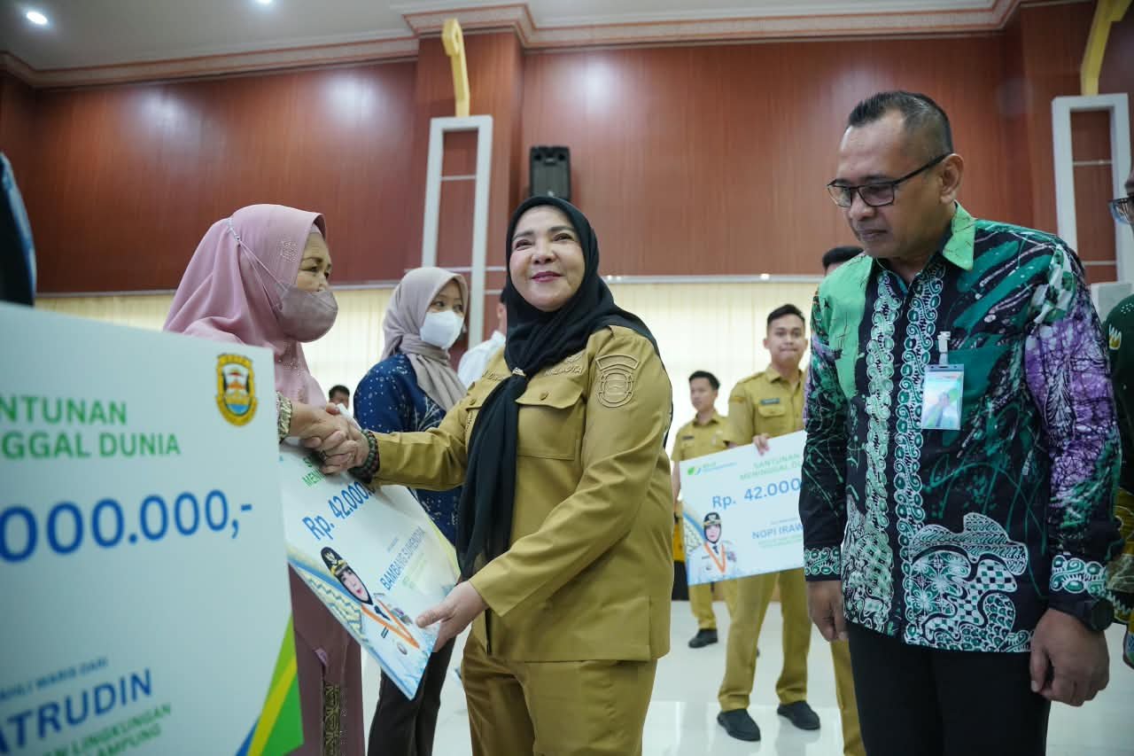 35.193 Warga Bandar Lampung Dapat BPJS Ketenagakerjaan, Eva Dwiana: Lindungi Pekerja Rentan