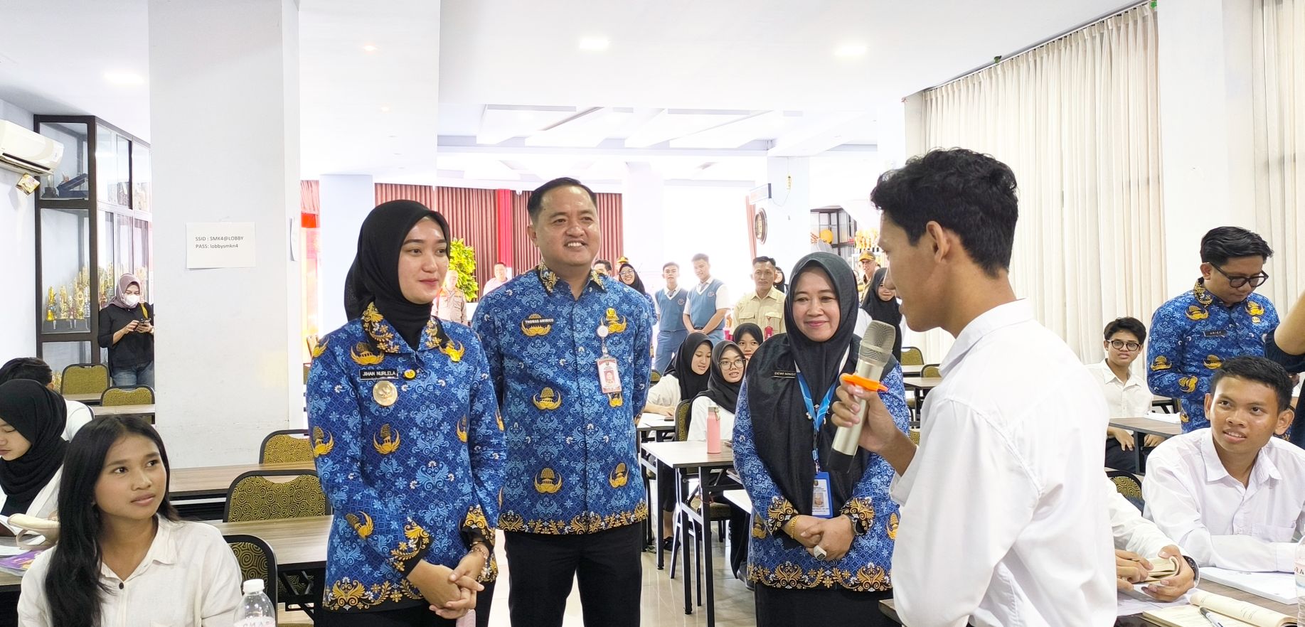 Wagub Jihan Apresiasi Semangat Belajar Siswa KMV Jepang SMKN 4 Bandar Lampung