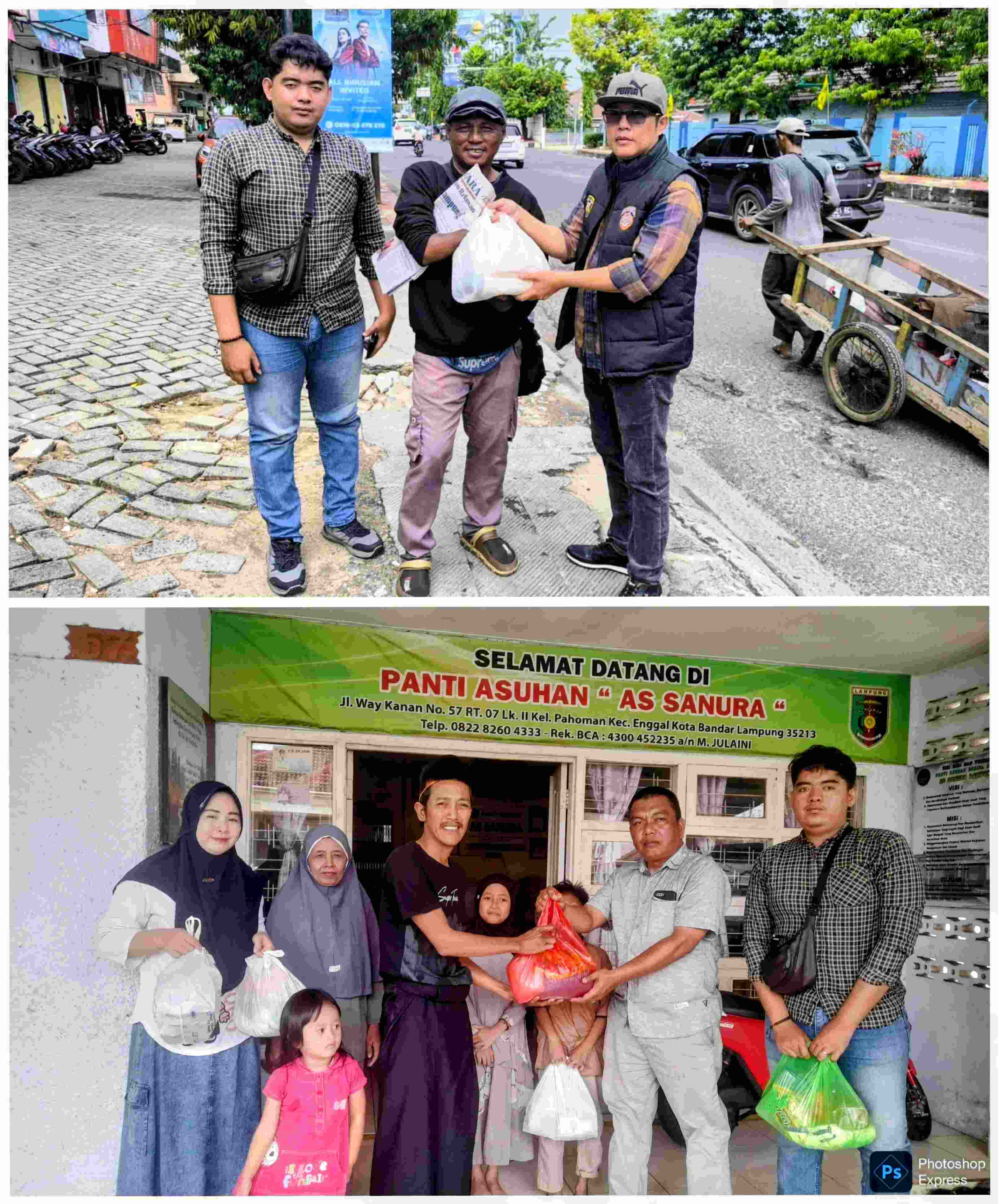 TARING Dan PGRI Berbagi Berkah Di Hari Jumat,  Salurkan Bantuan Buat Masyarakat