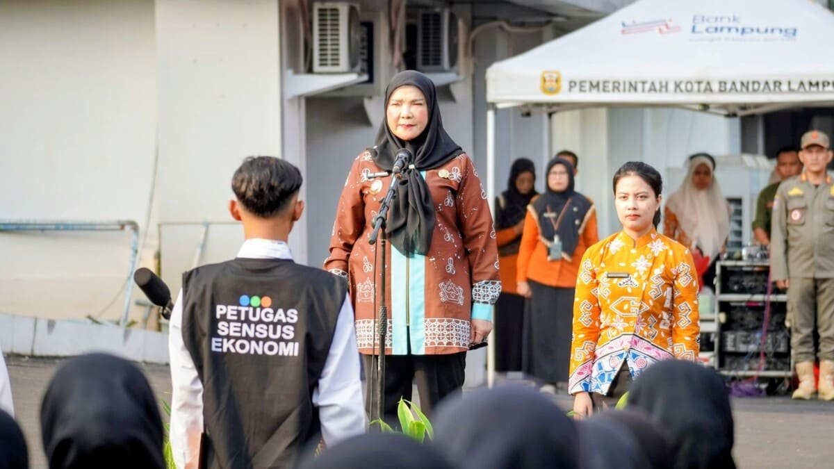 Wali Kota Eva Dwiana: Sensus Ekonomi 2026 Jadi Pijakan Investasi Dan UMKM Bandar Lampung