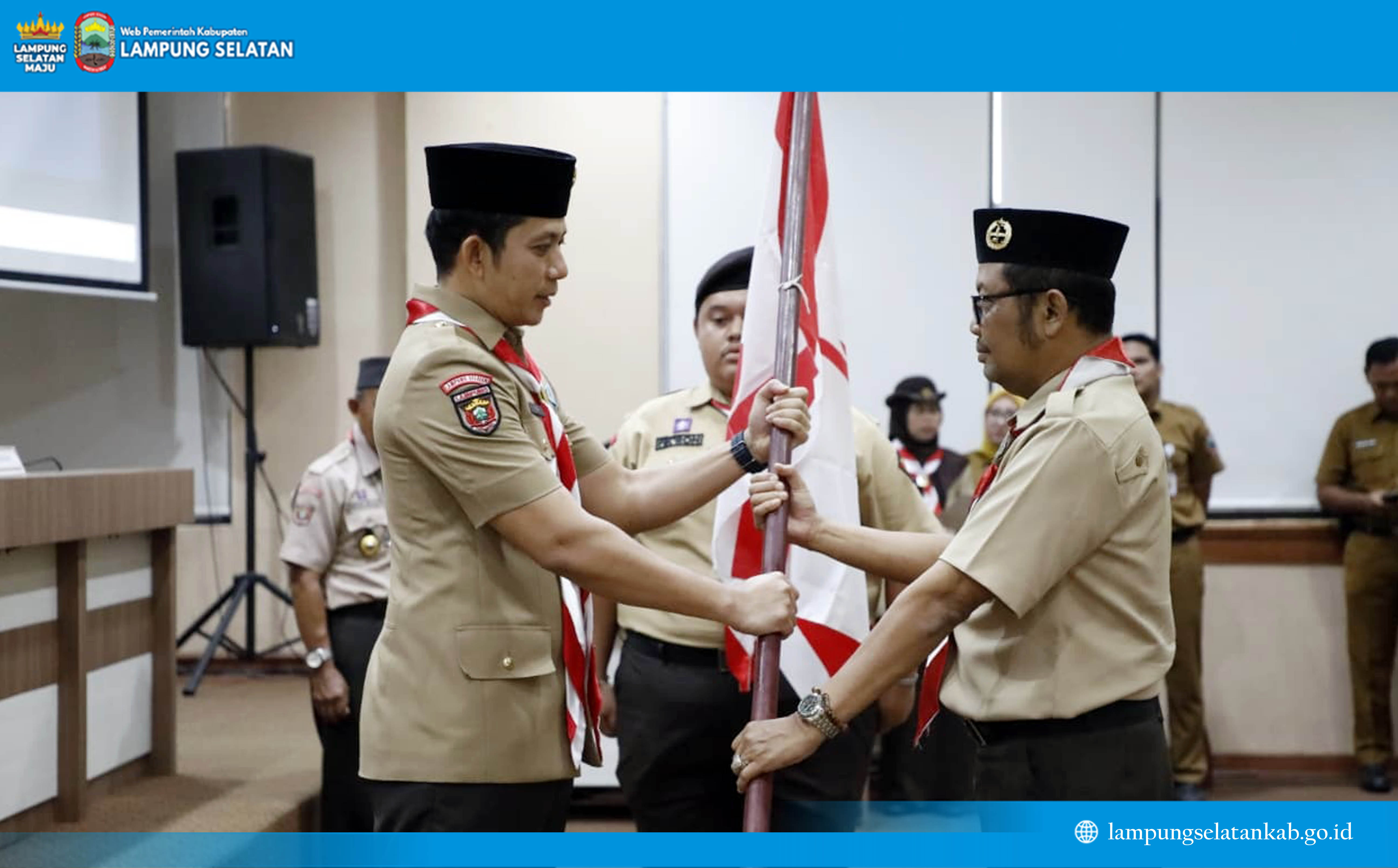 Bupati Egi Lepas Kontingen Pramuka Lampung Selatan Ke Jambore Daerah 2025