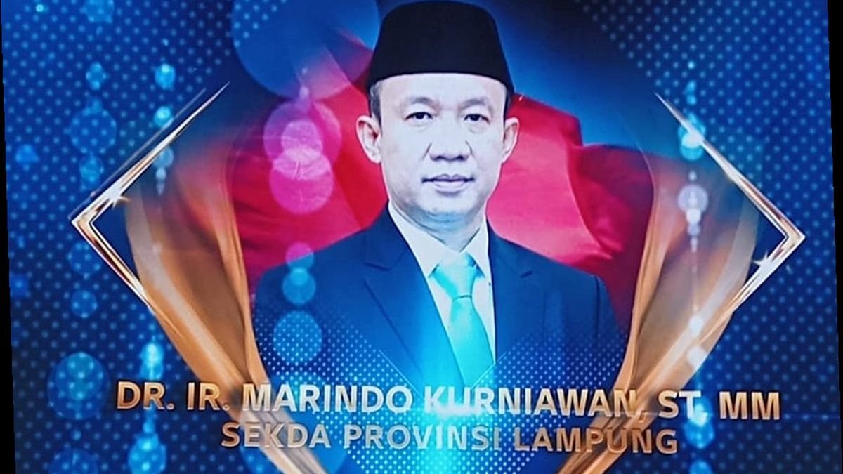Sekdaprov Lampung Marindo Kurniawan Raih Peringkat Kedua ADLG Awards 2026
