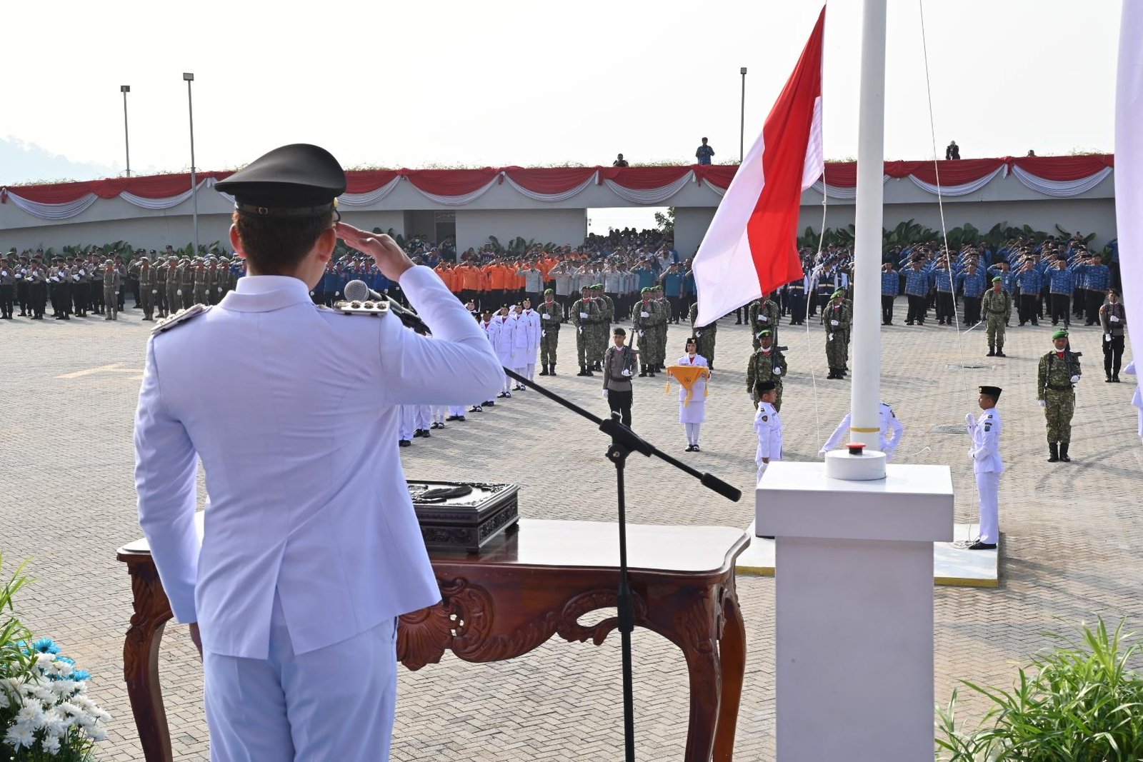 Merah Putih Menyala Di Gerbang Sumatra, Lampung Selatan Peringati 81 Tahun Indonesia Merdeka