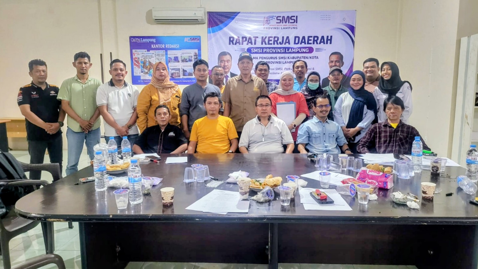 SMSI Lampung Gelar Rakor Penguatan Organisasi Dan Kepengurusan
